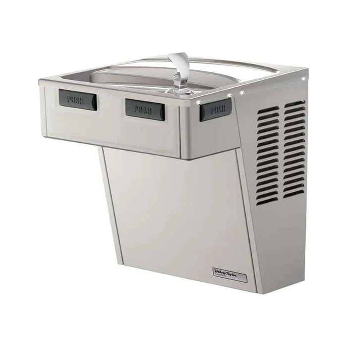 Halsey Taylor Wall Mount ADA Cooler, Filtered Non-Refrigerated Platinum Vinyl HACDPV-WF