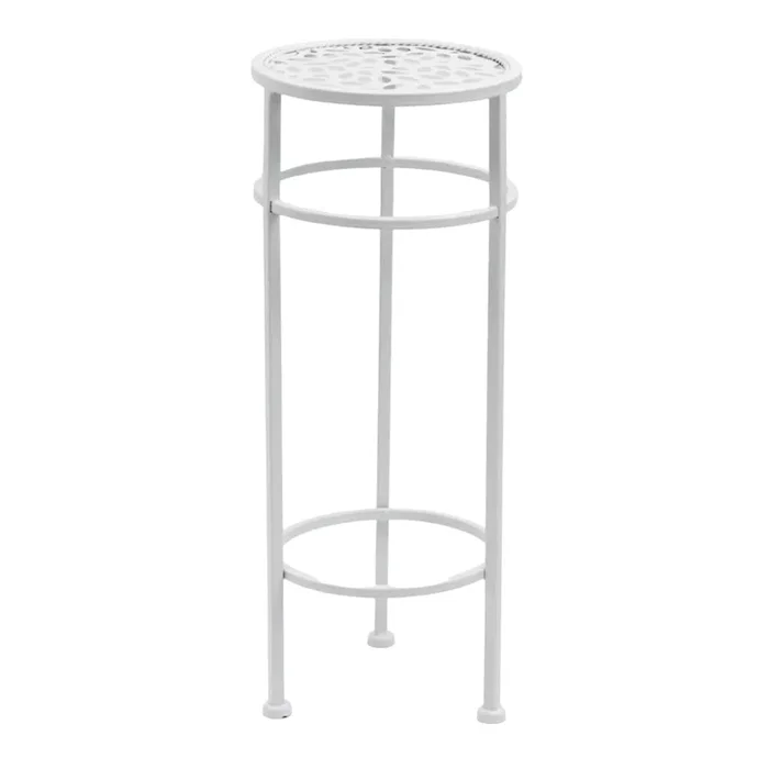 Harper White Plant Stand, Small