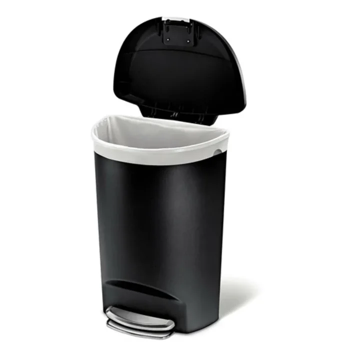 Hivvago 13 Gallon Kitchen Trash Can with Foot Pedal Step Lid