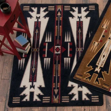 Horse Blanket Black Rug – 8 x 11
