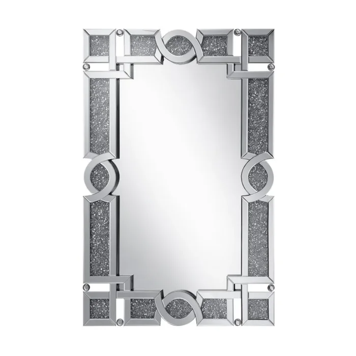 JACKIE Acrylic Crystal Frame Wall Mirror
