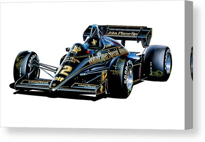 JPS Lotus F-1 Car Canvas Print