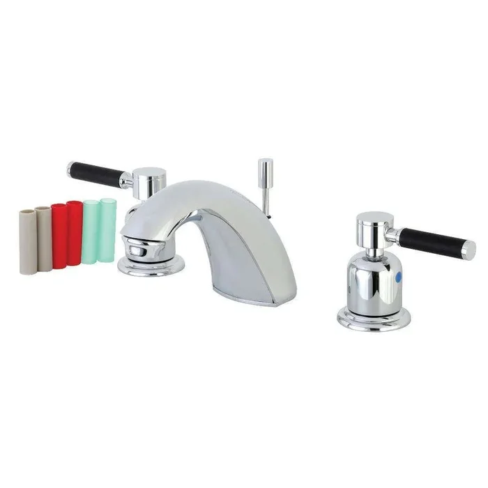 Kingston Brass FB8951DKL Kaiser Widespread Bathroom Faucet, Polished Chrome