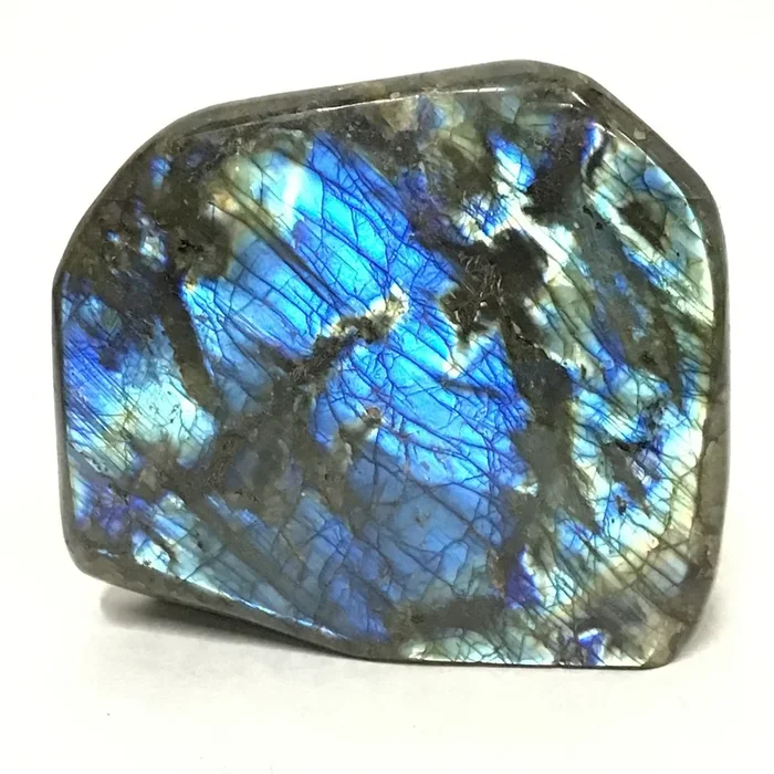 Labradorite Freeform Polished With Cut Base From Madagascar