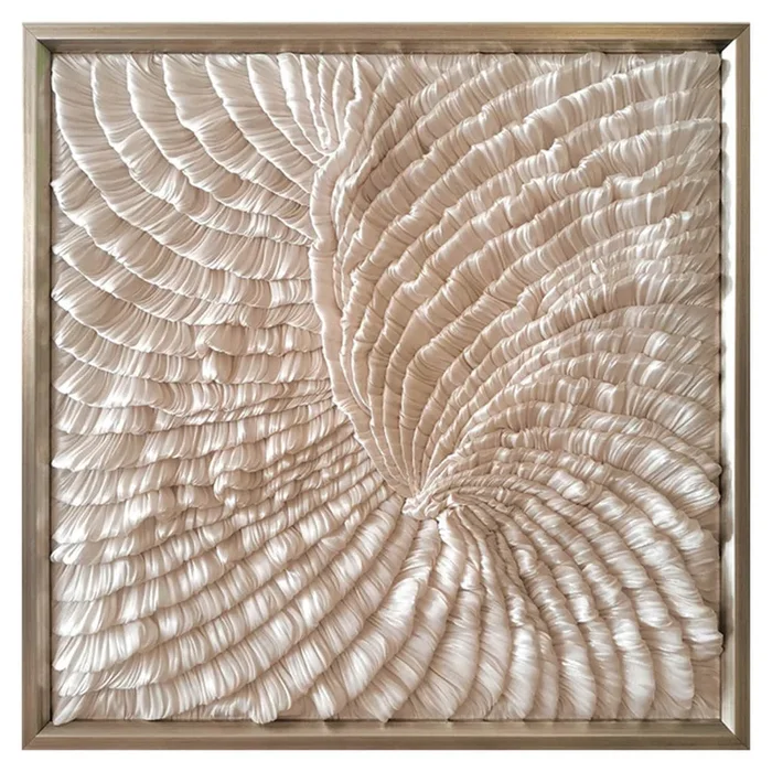 Laguna Ribbon Wall Art, Ivory