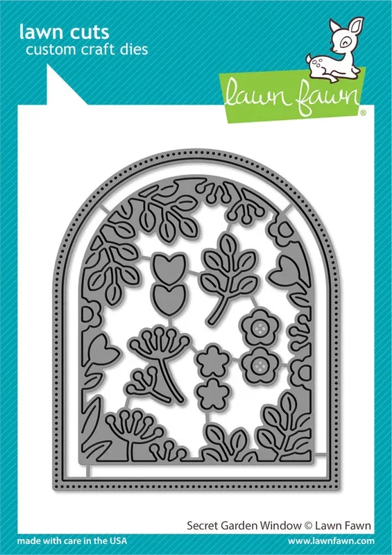 Lawn Fawn Secret Garden Window Die Set for Die-Cutting