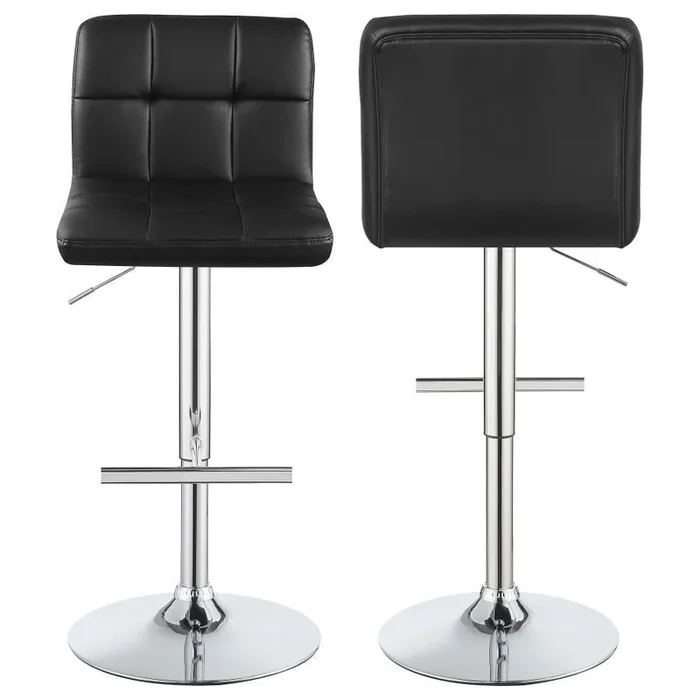 Lenny – Upholstered Adjustable Bar Stool (Set of 2)