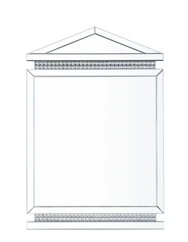 Lotus – 47″ Accent Mirror – Mirrored, Faux Ice Cube Crystals