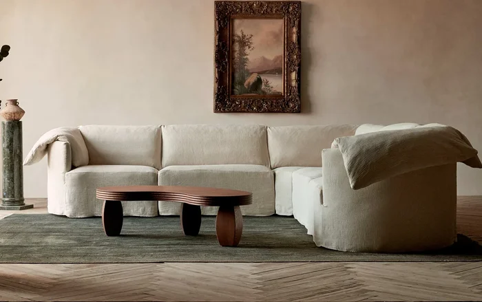 Loula Corner Sectional Slipcover Only
