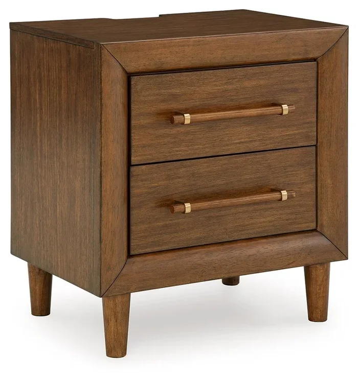 Lyncott – Two Drawer Night Stand – Brown