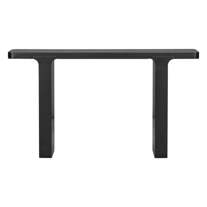 Merax Elegant Acacia Veneer Entryway Console Table
