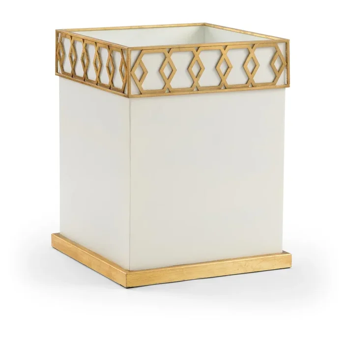 Metallic Gold Honeycomb Planter