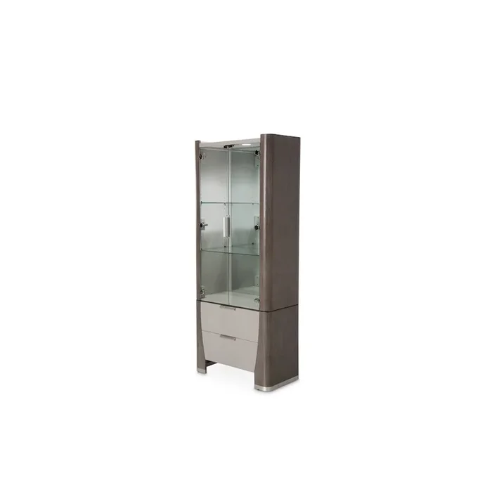 Michael Amini Roxbury Park Display Cabinet – Slate