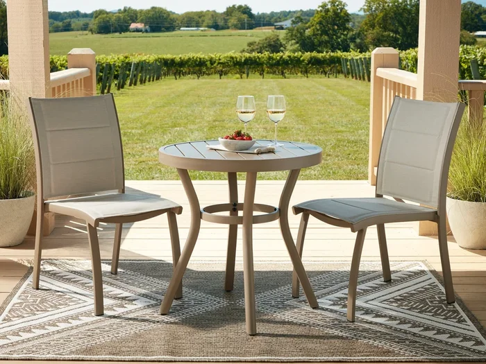 Mission Beach Chairs w/Table Set (3/CN)