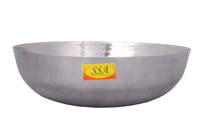 Multi Utility – Heavy Gauge – Stainless Steel Kadhai for Serving & Cooking Food in Hotel, Restaurants(No.3 | 3500 ml – Hammer Design)