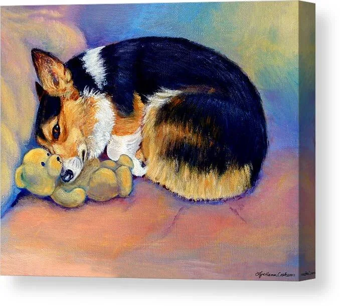 My Baby Pembroke Welsh Corgi Canvas Print