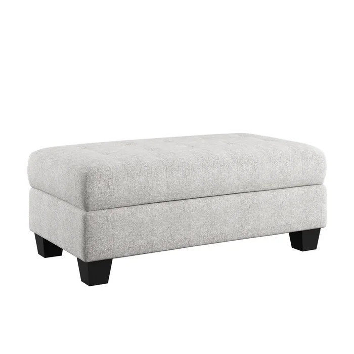 Myles – Storage Ottoman – Overcast