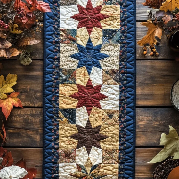 Native Zenith WN2807103CL Quilted Table Runner