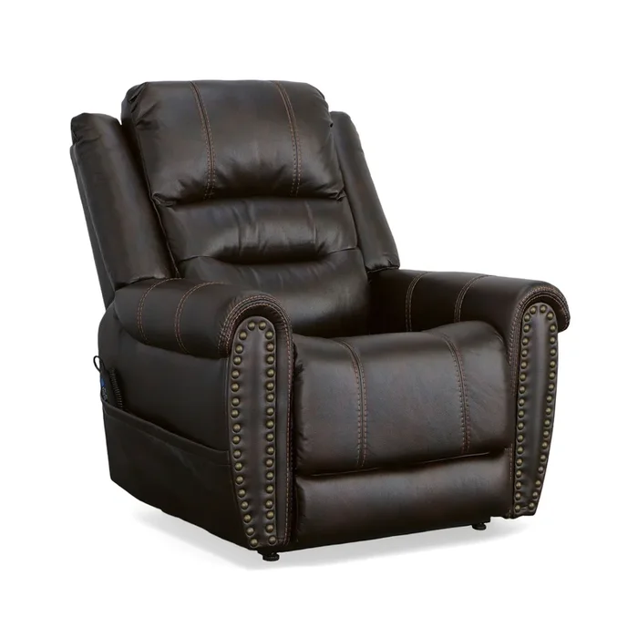 Oscar – Power Lift Recliner With Right-Hand Control & Power Headrest – Molasses