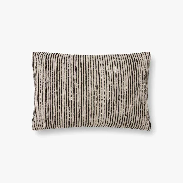 P0242 Black/Multi 13″x21″ Poly Pillow