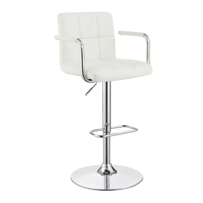 PALOMAR Adjustable Height Bar Stool White