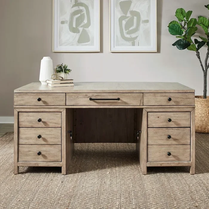 Proximity Place – Jr Executive Desk – Barley Buff