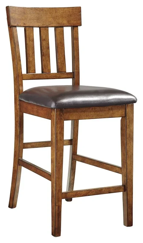 Ralene – Upholstered Barstool (Set of 2) – Medium Brown