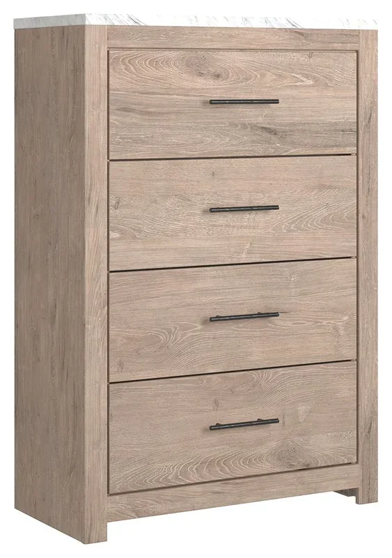 Senniberg – Four Drawer Chest – Light Brown