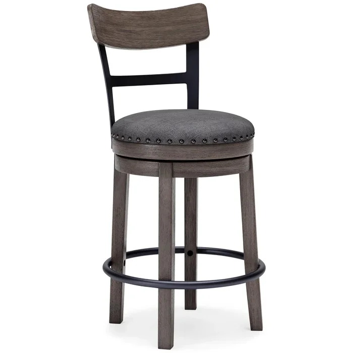 Signature Design by Ashley Caitbrook D388-224 Upholstered Swivel Barstool