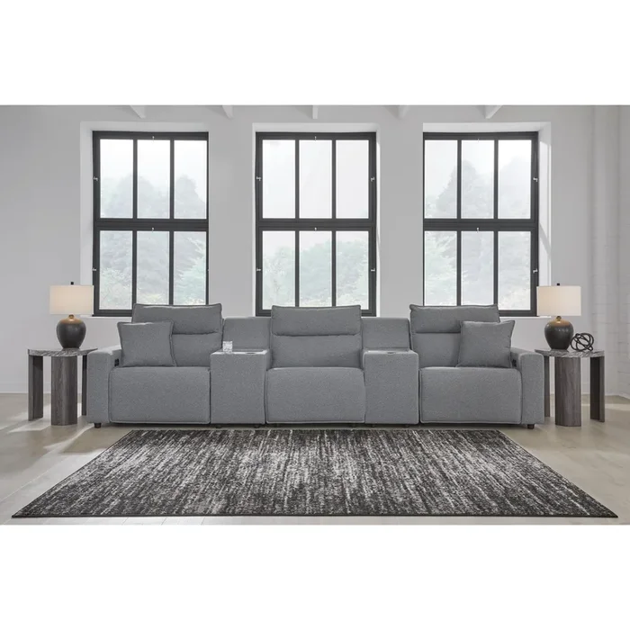 Signature Design by Ashley Modmax 65906S39 5 pc Reclining Sectional with Storage Consoles