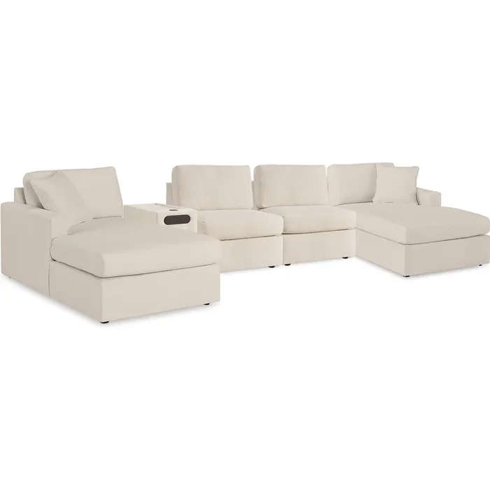 Signature Design by Ashley Modmax 92103S70 5 pc Sectional with Audio Console