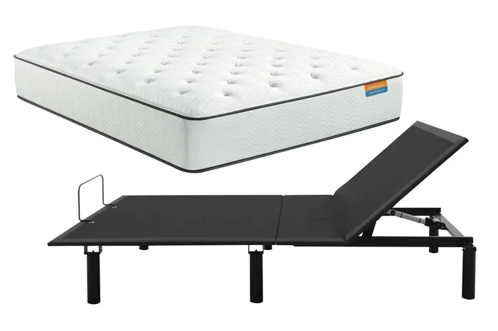 Simmons Queen Firm Matt/Adj Base Set