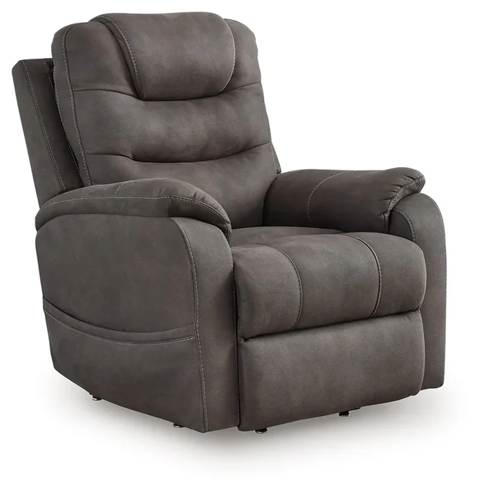 Snowfield – Power Lift Recliner – Gunmetal