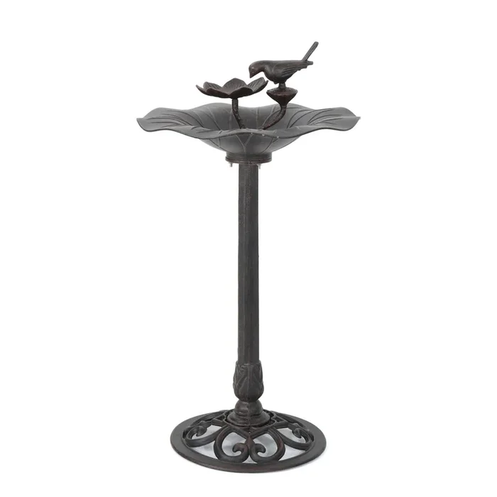 Streamdale Lancaster Bronze Aluminum & Iron Bird Bath