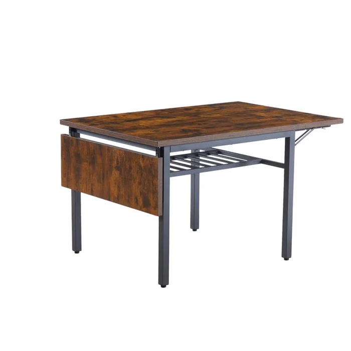 Streamdale Rustic Folding Dining Table – 63.2″ L X 35.5″ W X 30.5″