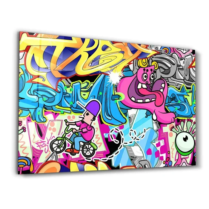 Street Art・Designer’s Collection Glass Wall Art