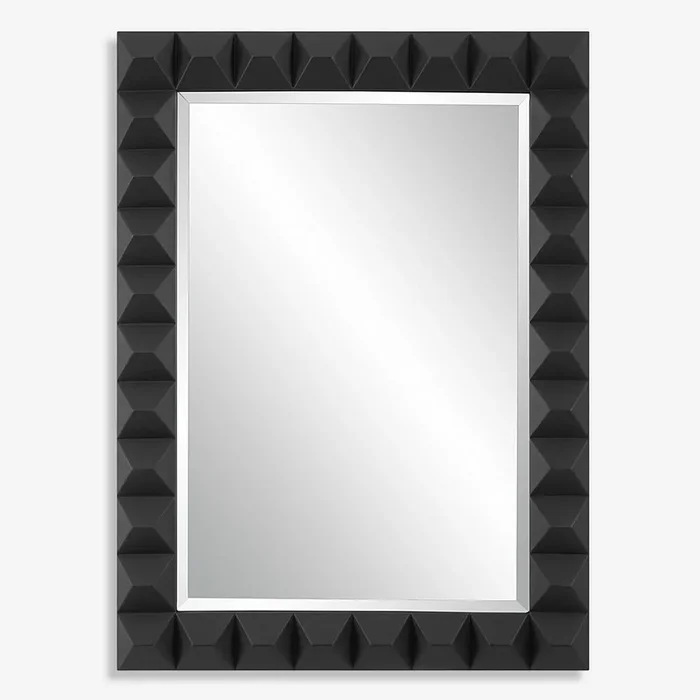 Studded Mirror, Black