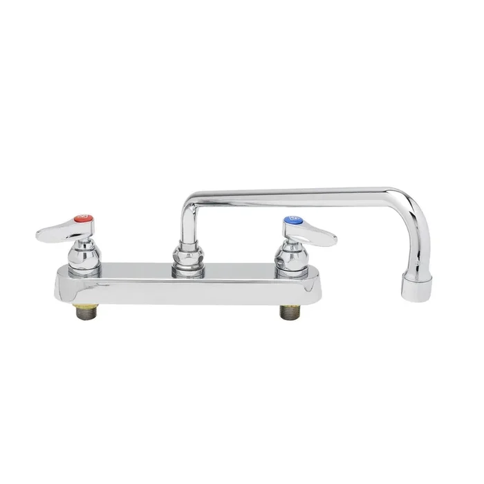 T&S Brass B-1123 Workboard Faucet, Deck Mount, 8