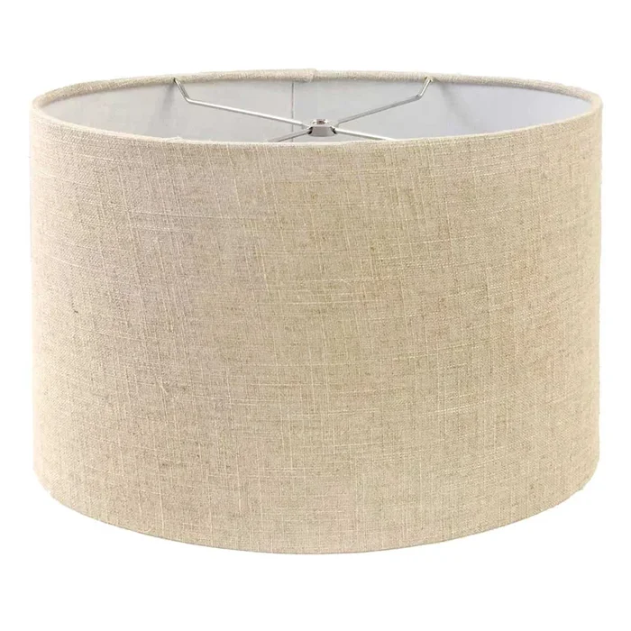 Tan Oval Medium Table Lamp Shade 9x14x9