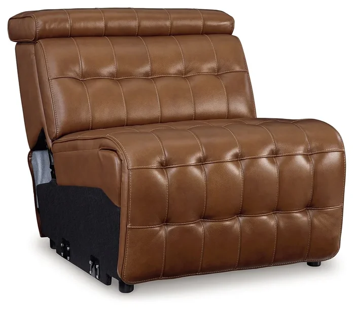 Temmpton – Armless Chair / Manual Headrest – Chocolate