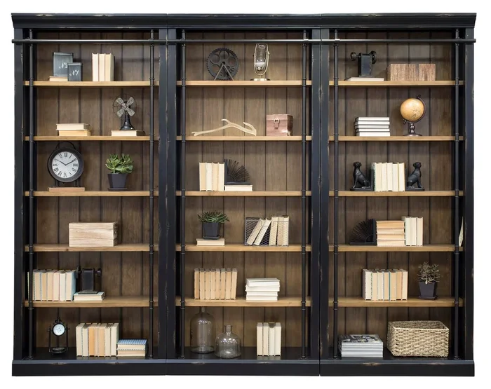 Three Bookcase with Ladder