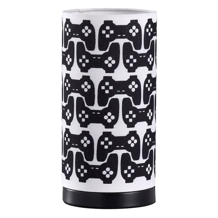 Tiny Dreamers Black & White Fabric Gaming Accent Uplight, 12″