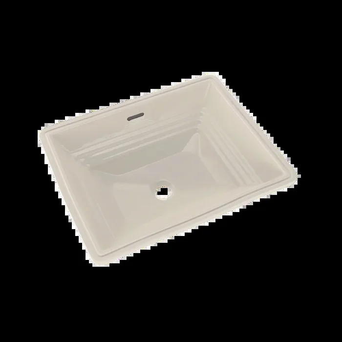 TOTO Promenade Rectangular Undermount Bathroom Sink, Sedona Beige LT533#12