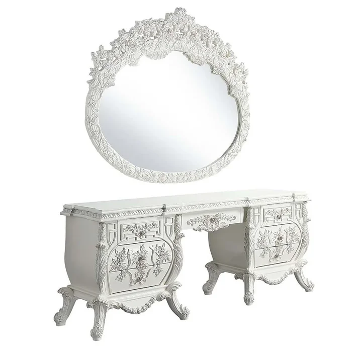 Vanaheim – Vanity Desk – Antique White