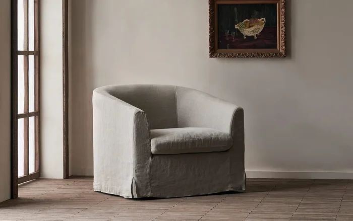 Ziki Swivel Chair Slipcover Only