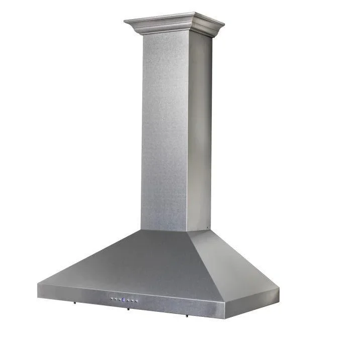 ZLINE 36″ Convertible Vent Wall Mount Range Hood in Satin Stainless Steel, 8KL3S-36